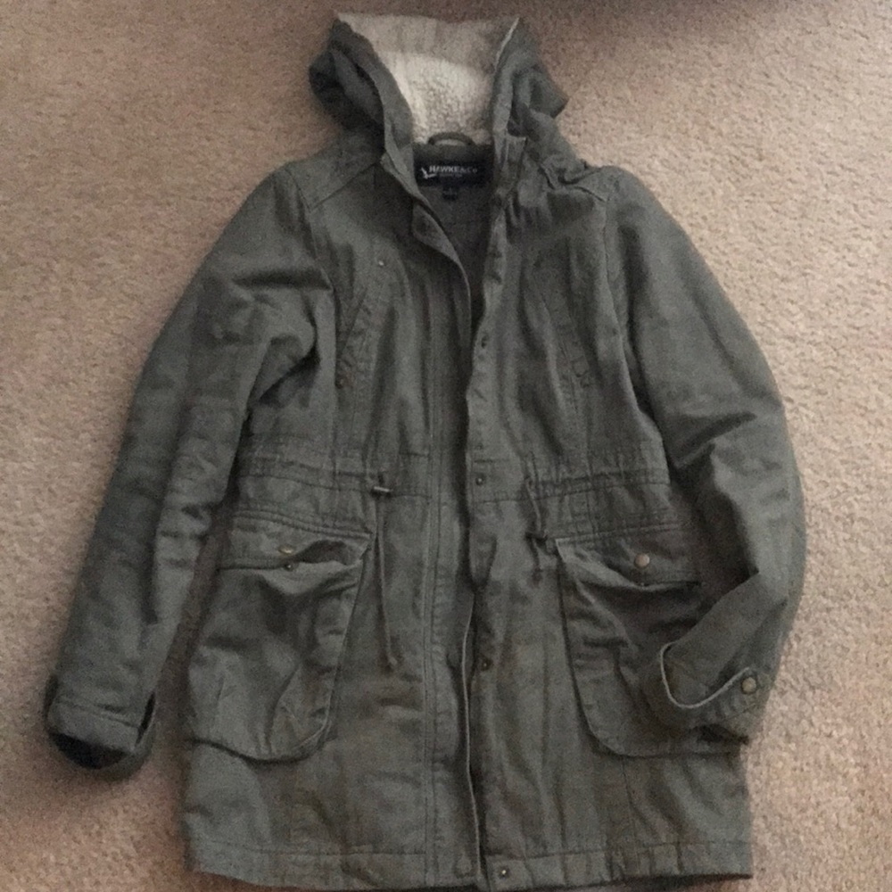 Army green jacket